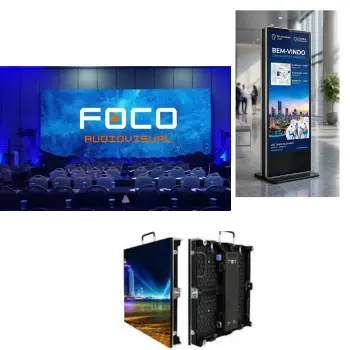 Locação de painéis de leds e totens de led