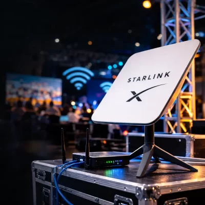 Internet Starlink para eventos corporativos