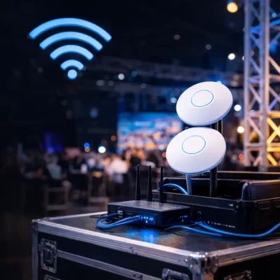 Rede WiFi profissional para eventos